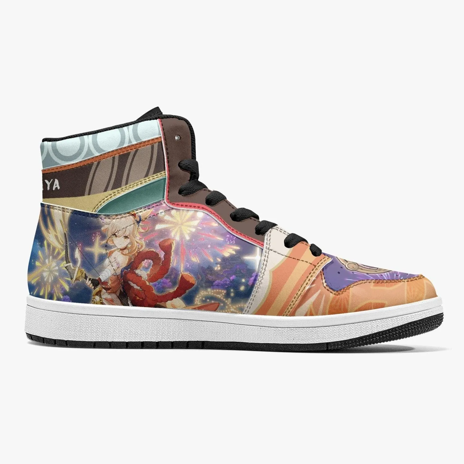 Yoimiya Genshin Impact Mid 1 Basketball Shoes