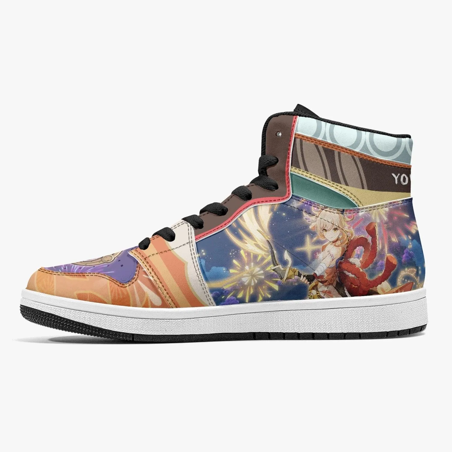 Yoimiya Genshin Impact Mid 1 Basketball Shoes