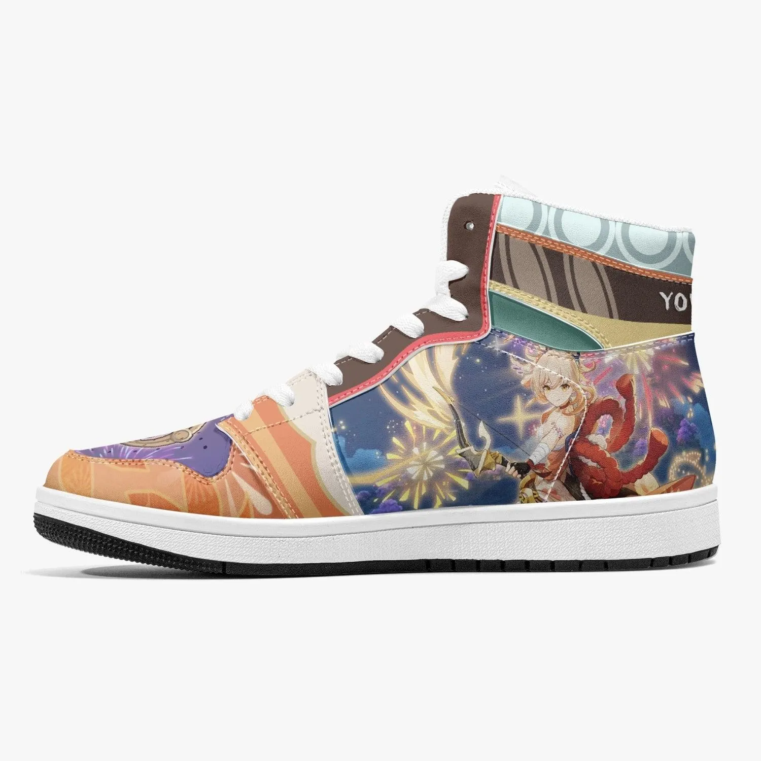 Yoimiya Genshin Impact Mid 1 Basketball Shoes