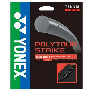 Yonex Poly Tour Strike 16/1.30 Tennis String (Black)