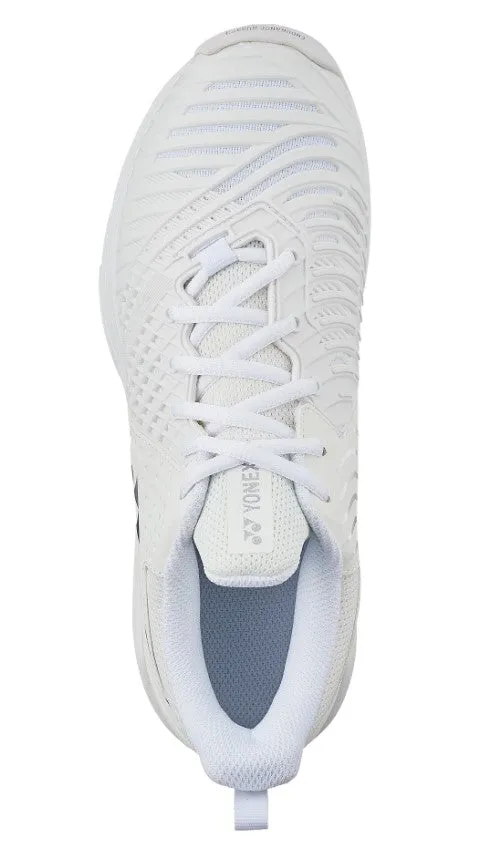Yonex Power Cushion Sonicage 3 Women's Tennis Shoes in White/Silver