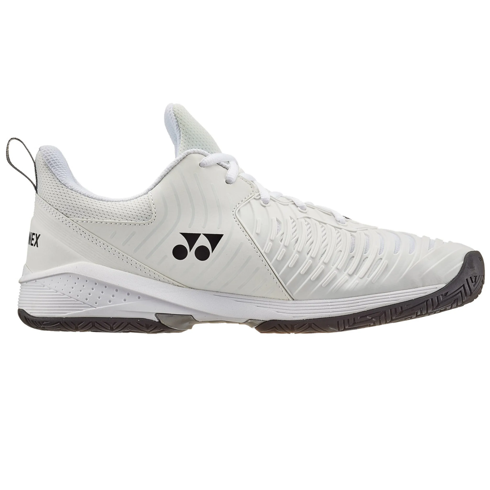 Yonex Sonicage 3 Wide Unisex Tennis Shoes - White/Black