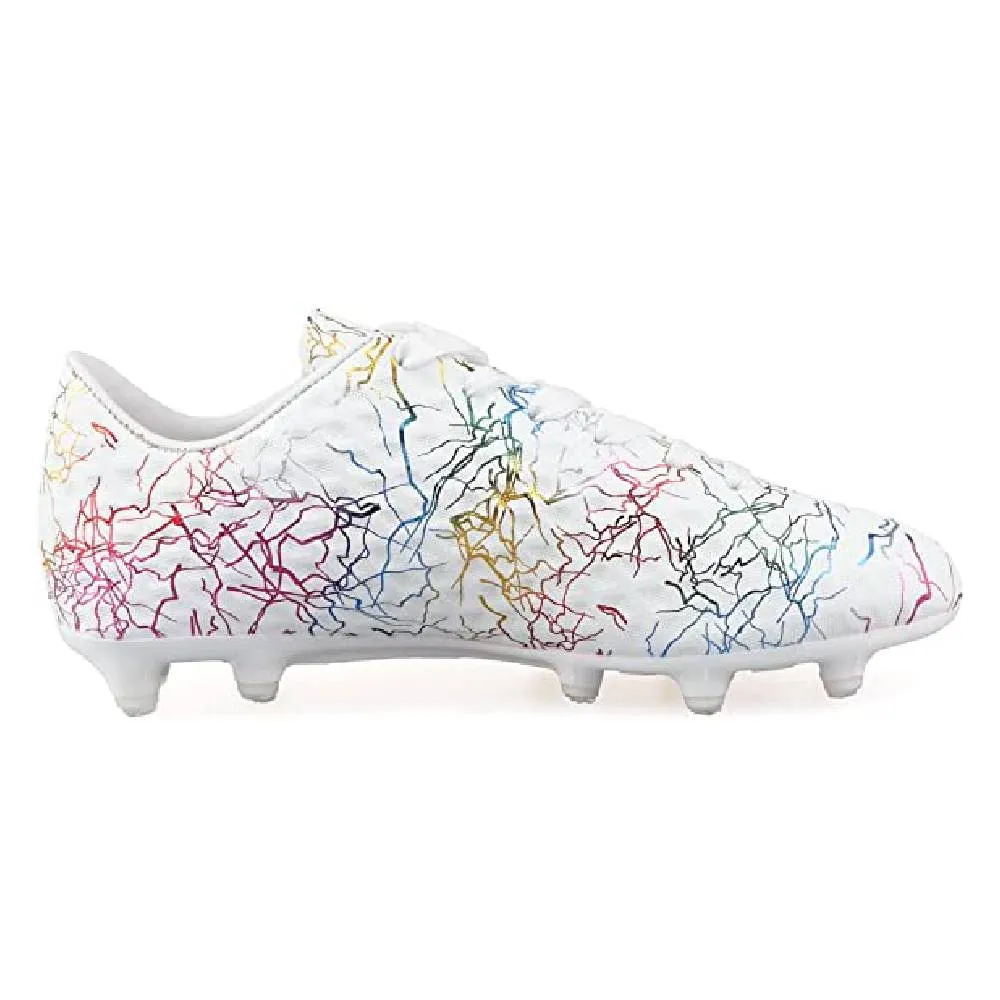 Zodiac Junior Firm Ground Soccer Cleats - White